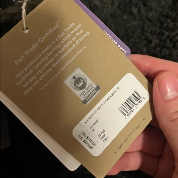 Patagonia button up snow jacket